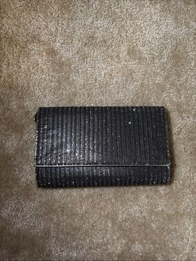Black Sparkle Evening Clutch